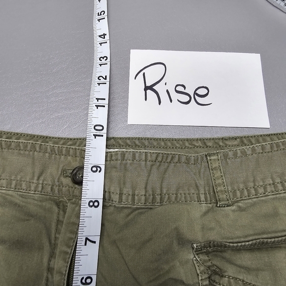 Michael Michael Kors army green shorts women's plus size 14 - Picture 8 of 10